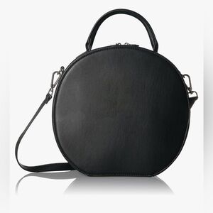 Steve Madden BJill Black Round Satchel, NWT